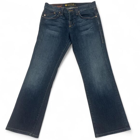 Rock & Republic Henlee Low Rise Bootcut Jeans Dark Wash Size 30 - Picture 1 of 8